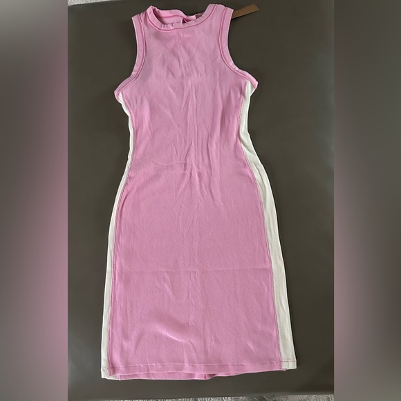 SKIMS COTTON RIB TANK PINK DRESS SIZE S & L - Picture 5 of 6
